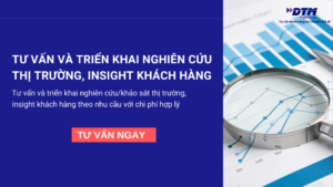 Tư vấn triển khai nghiên cứu thị trường, insight khách hàng dtm consulting