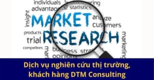 Dịch vụ nghiên cứu thị trường, khách hàng DTM Consulting
