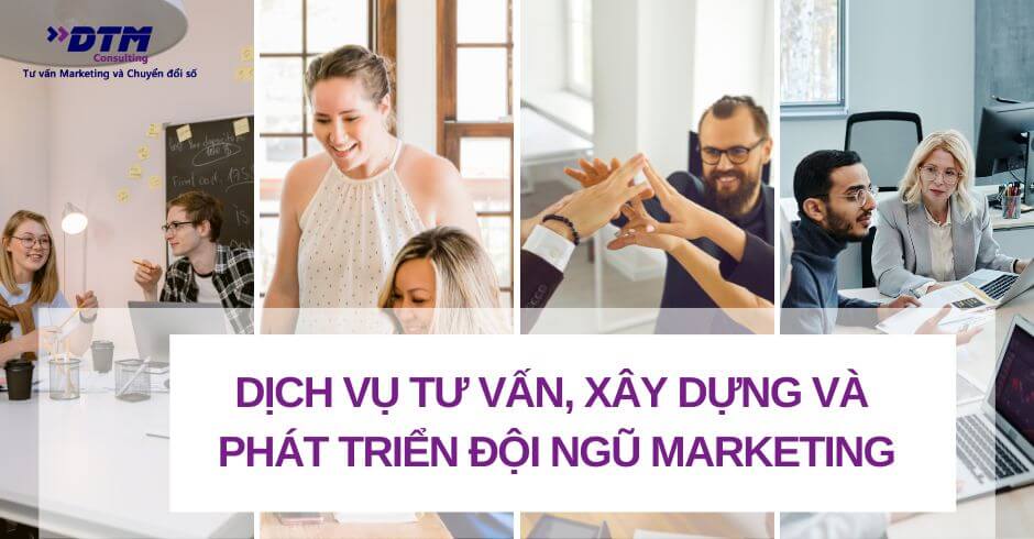 Dịch vụ tư vấn, xây dựng và phát triển đội ngũ marketing cho doanh nghiệp tại Việt Nam dtm consulting tư vấn marketing