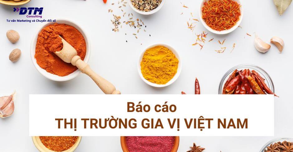 BÁO CÁO THỊ TRƯỜNG GIA VỊ VIỆT NAM DTM CONSULTING TƯ VẤN MARKETING VÀ NGHIÊN CỨU THỊ TRƯỜNG, INSIGHT THỊ TRƯỜNG