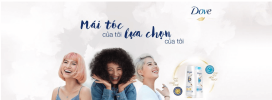 dove slogan - mai toc cua toi lua chon cua toi